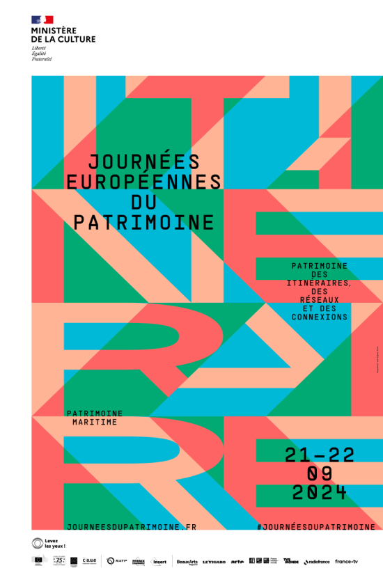 Affiche journées européennes du patrimoine 2024