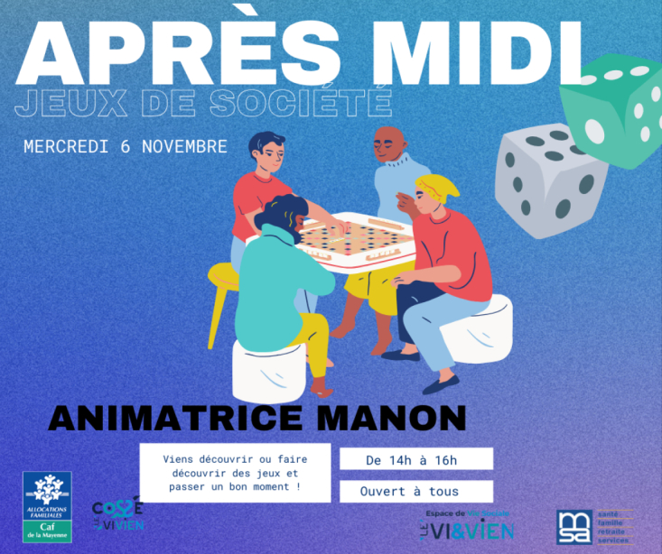 après midi jeux