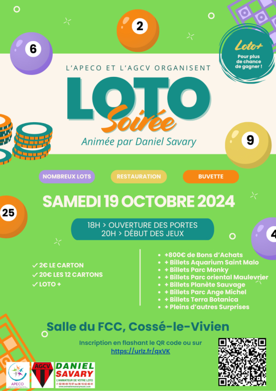 loto apeco agcv Cossé-le-vivien