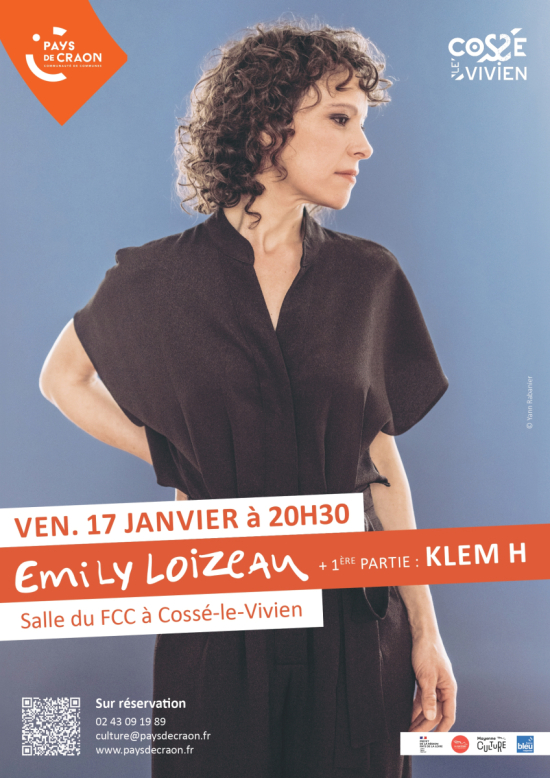 affiche concert emily loizeau cossé-le-vivien