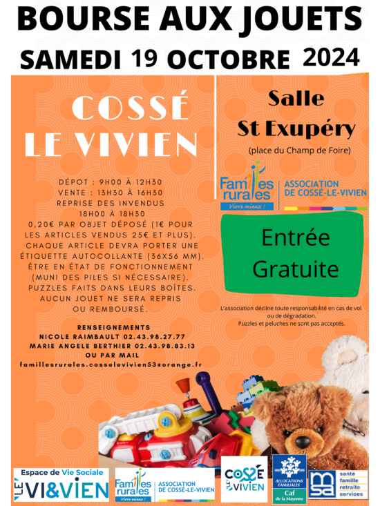 affiche bourse aux jouets