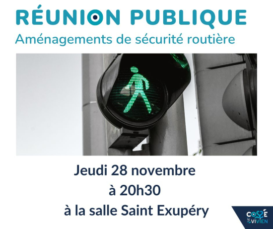 réunion publique aménagements routiers