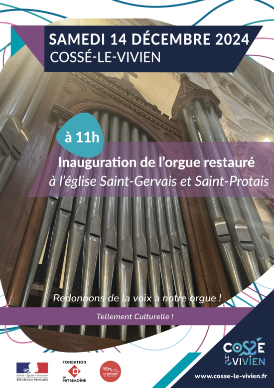 affiche inauguration orgue