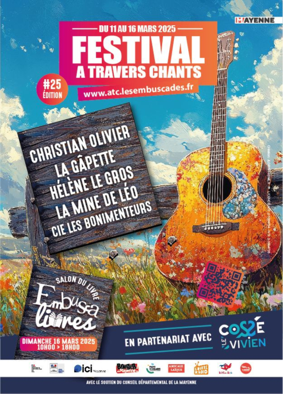 Affiche Festival A Travers chants 2025