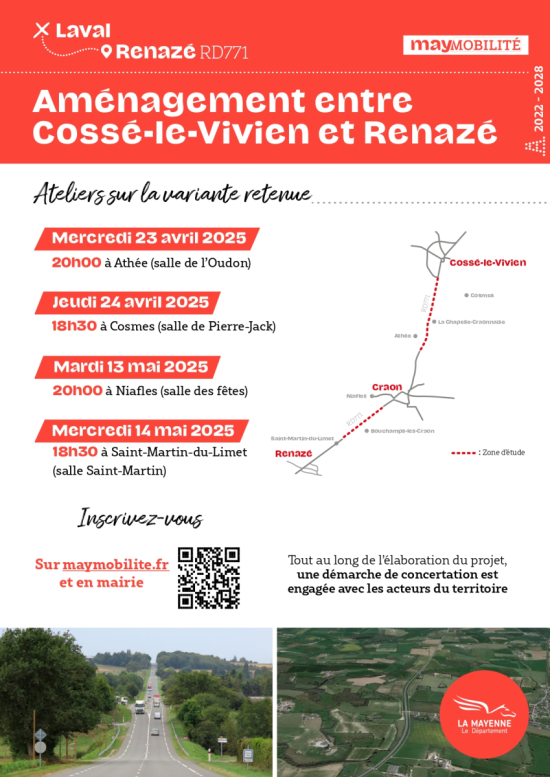 ateliers de concertation cossé-le-vivien - renazé